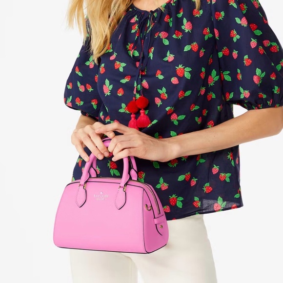 Kate Spade Pink Small Satchel and Matching Cardholder, NWT - Picture 5 of 7